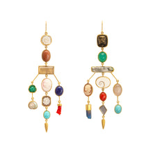 Load image into Gallery viewer, Wire Chandelier Charm Earrings - READY TO SHIP
