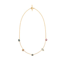 Load image into Gallery viewer, Five Mini Charm Necklace
