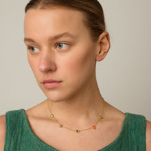 Load image into Gallery viewer, Five Mini Charm Necklace - READY TO SHIP
