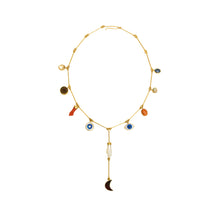 Load image into Gallery viewer, Eyes Nose &amp; Lips Drop Necklace - READY TO SHIP
