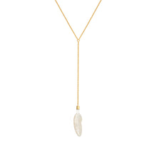 Load image into Gallery viewer, Feather Lariat Necklace - READY TO SHIP
