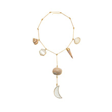 Load image into Gallery viewer, Pearl and Shell Drop Necklace - READY TO SHIP
