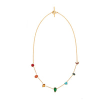 Load image into Gallery viewer, Rainbow Mini Charm Necklace
