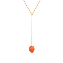 Load image into Gallery viewer, Strawberry Lariat Necklace
