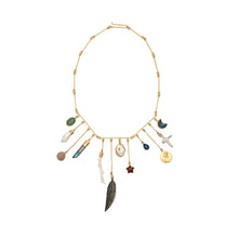 Load image into Gallery viewer, Wire Charm Drop Necklace - READY TO SHIP
