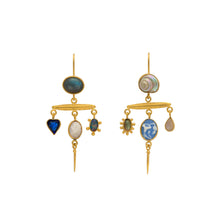 Load image into Gallery viewer, Victorian Pin Drop Earrings - READY TO SHIP
