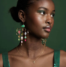 Load image into Gallery viewer, Brown Eye Teardrop Necklace - READY TO SHIP
